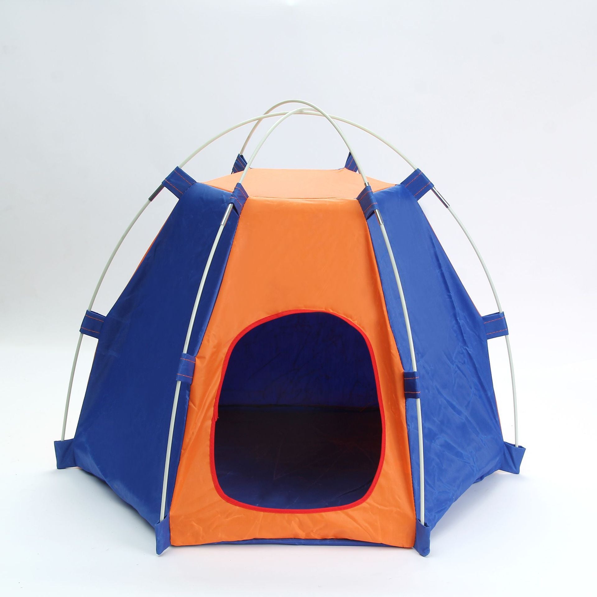 Camping Indoor Outdoor Pet Tent Small Dog Cat House Sunscreen Portable Foldable Puppy Kennel Cat Nest Dog Sleeping Bed