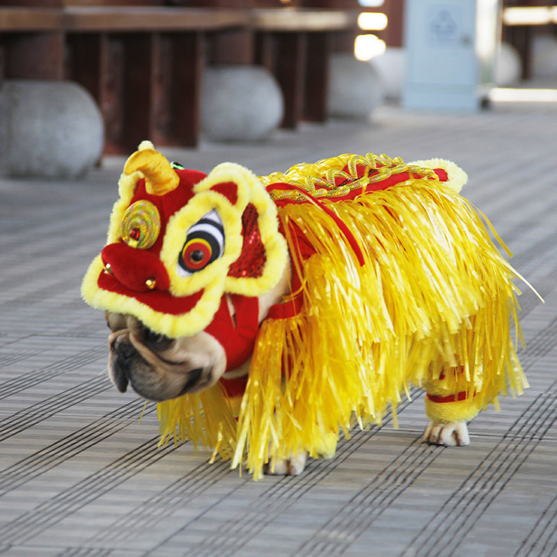 Chinese New Year Nian Dog Costume