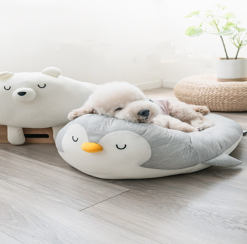 Penguin Shaped Dog Bed