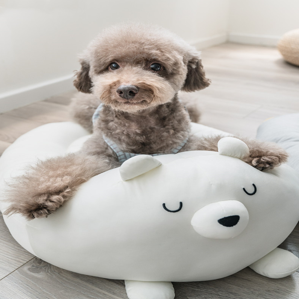 Polar Bear Shaped Dog Bed