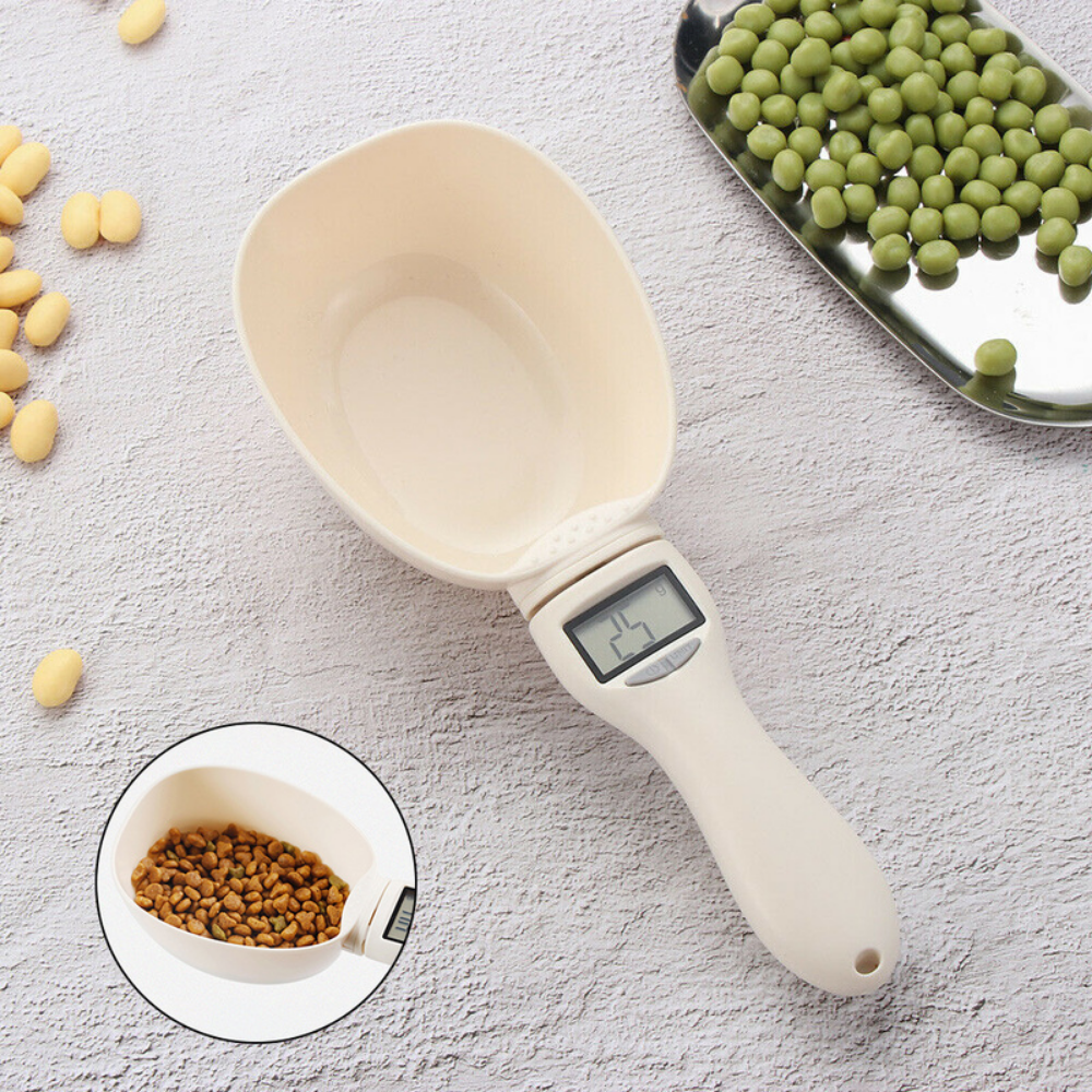 Electronic Dog Food Measuring Scoop Scale