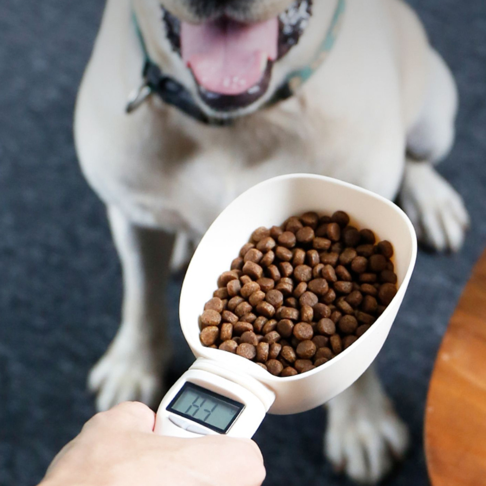 Electronic Dog Food Measuring Scoop Scale