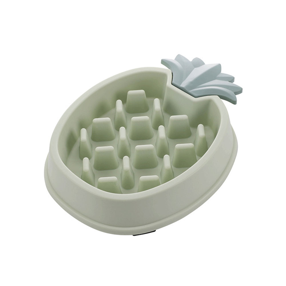 Pineapple Shaped Slow Feeder Dog Bowl