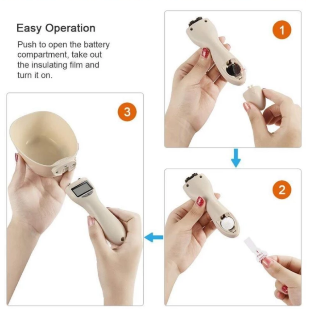Electronic Dog Food Measuring Scoop Scale