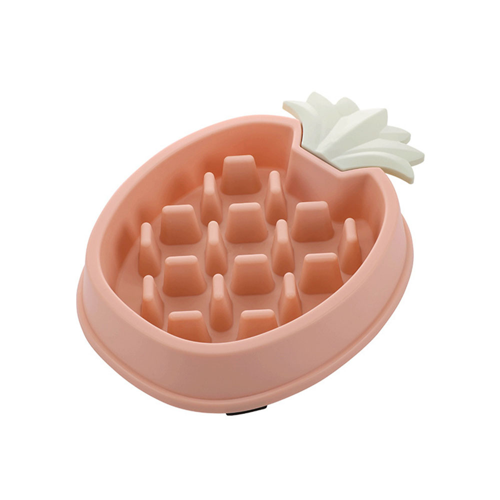 Pineapple Shaped Slow Feeder Dog Bowl