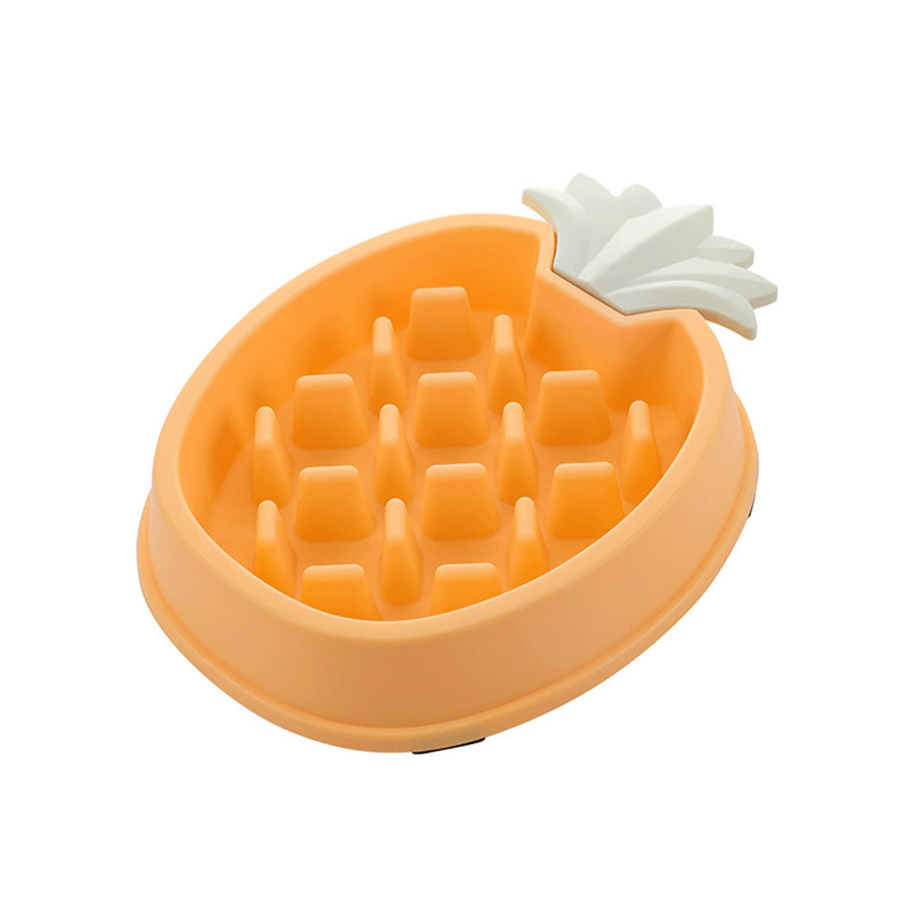 Pineapple Shaped Slow Feeder Dog Bowl