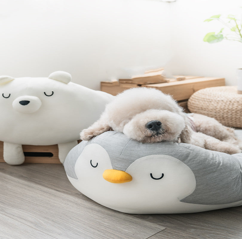 Penguin Shaped Dog Bed