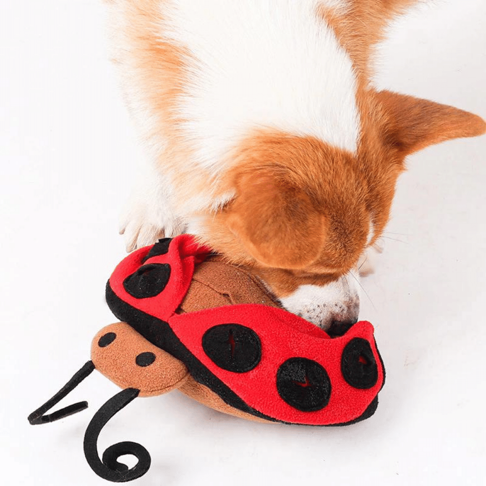 10.5in Plush Ladybug Snuffle Mat