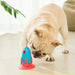 10x10x12.5cm Rocket Dog Toys Leaking Food Dog Bite Toys Bite-resistant Pet Toys