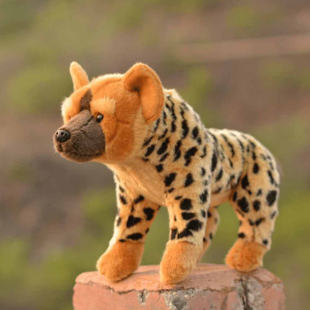 12in Plush African Hyena Dog Toy