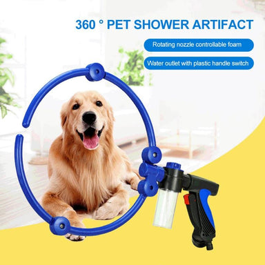 360-degree self-priming foldable pet cleaner