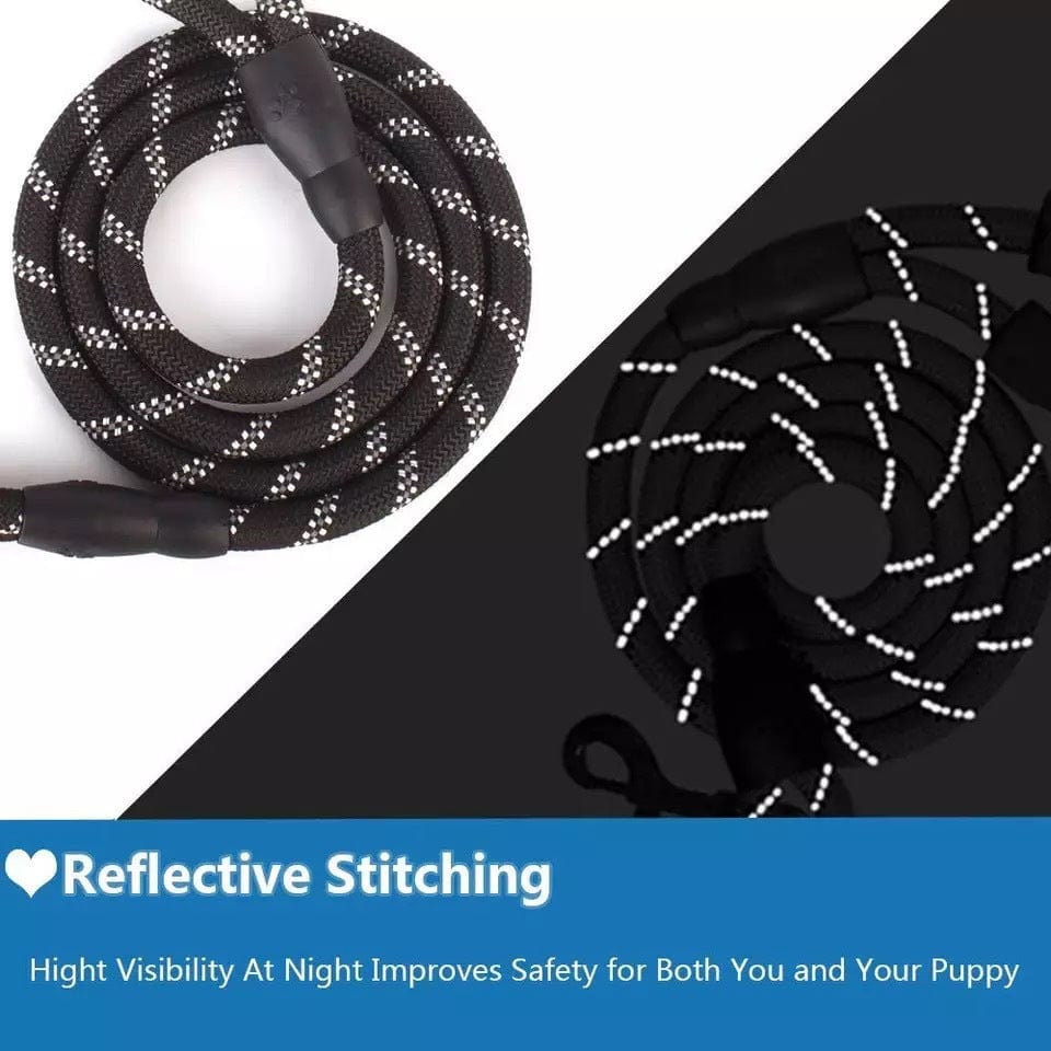 5ft Reflective Nylon Dog Rope Leash