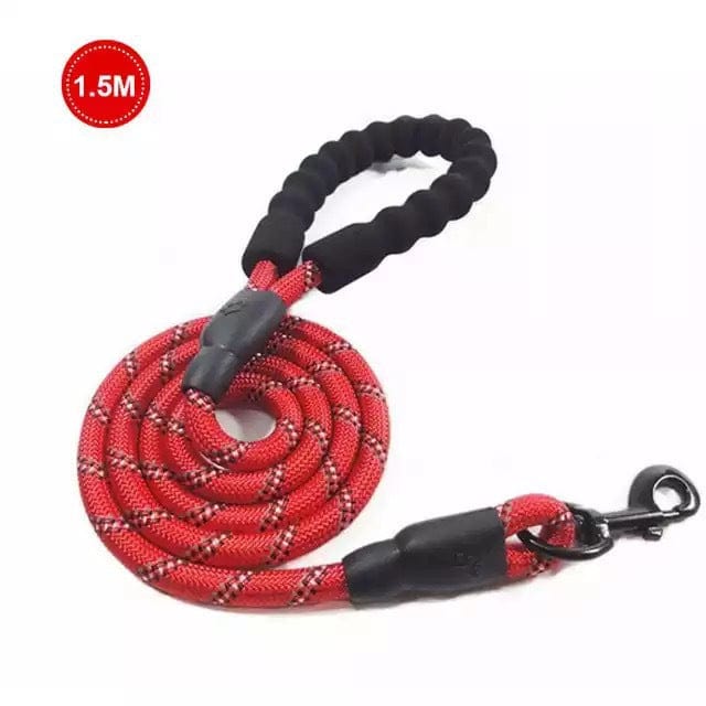 5ft Reflective Nylon Dog Rope Leash