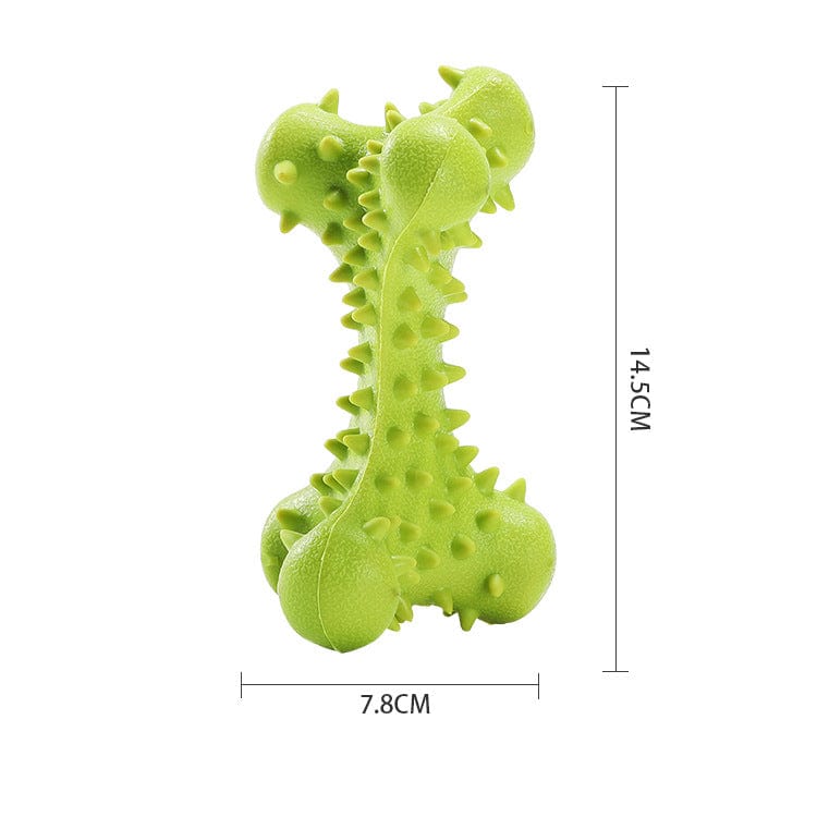 Bite-resistant piercing bone dog bite toy