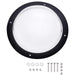 Black Acrylic Window Transparent Semi-circular Cover Pet Fence Window