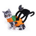 Black Cat Riding Dog Costume