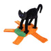 Black Cat Riding Dog Costume