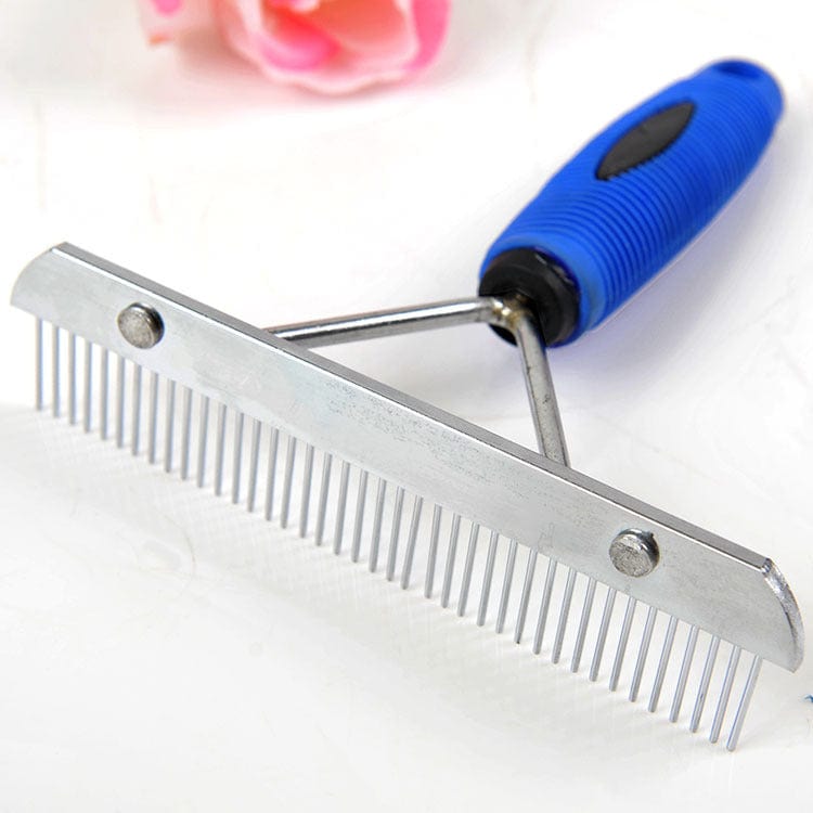 Blue / 16.5X15.5X2.4CM Pet Comb Dog Nail Rake Comb