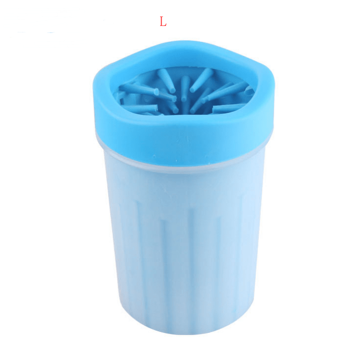 Blue B / L Silicone Dog Paw Washer Cup