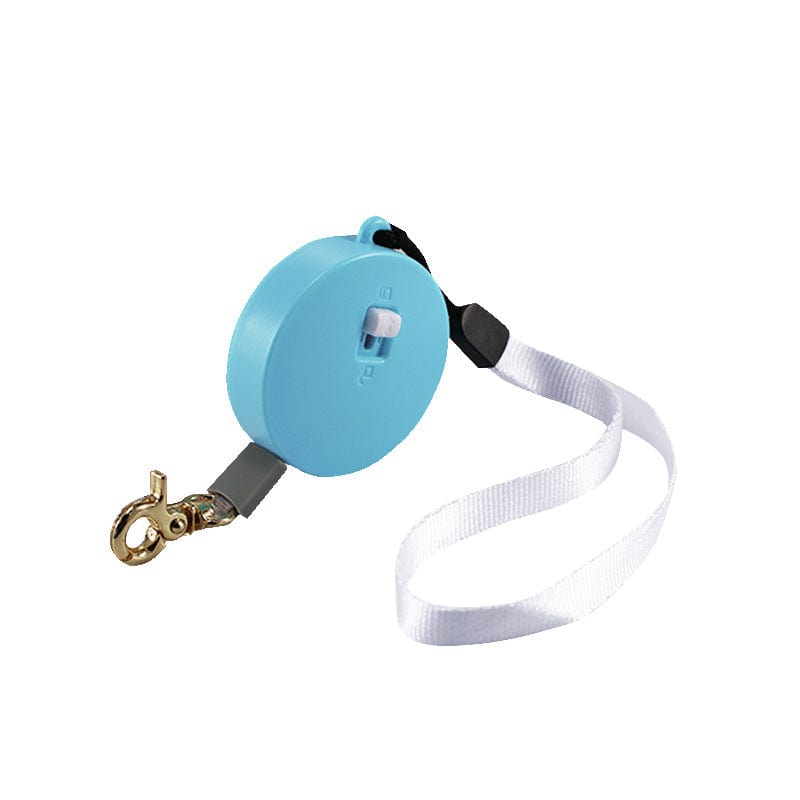 Blue / B Mini Portable Dog Leash Automatic Flexible 2M Rope