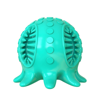 Blue Octopus Toothbrush Dog Chew Toy