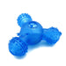 Blue Three-hole Food Leakage Training, Molar Teeth Cleaning, Feeding Dogs, Creative Chewing Toys