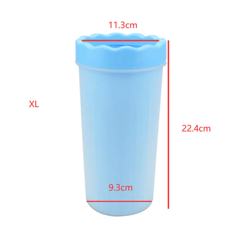 blue / XL Silicone Dog Paw Washer Cup