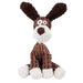 Brown Dog Toy Plush Donkey Chewing Toy