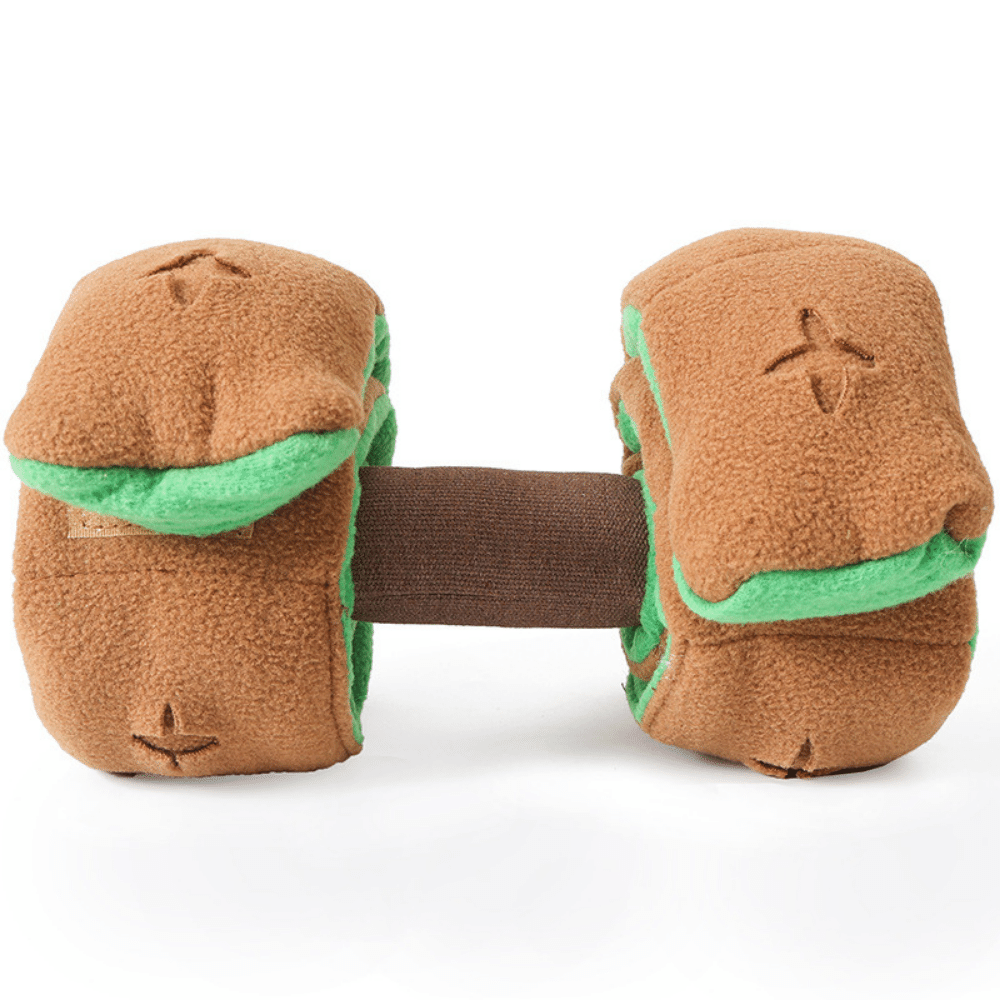 Brown Dumbbell Treat Sniffing Toy