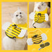 Bumble Bee Backpack Dog Harness and Leash Set