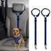 Dark Blue Car Headrest Restraint Dog Leash