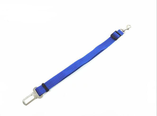 Dark Blue Car Seat Belt Clip Dog Leash