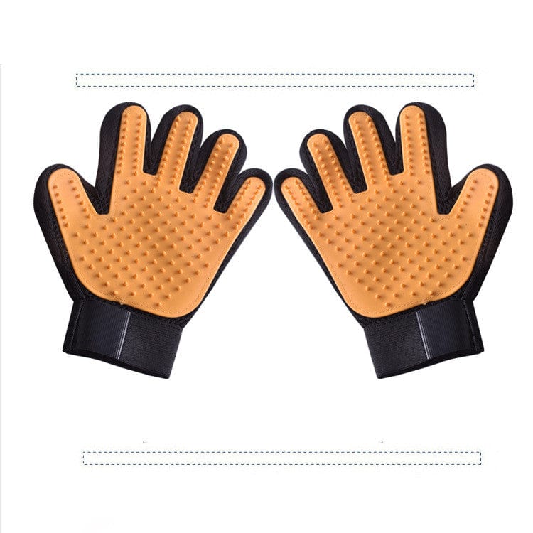 Deshedding Dog Hair Grooming Gloves