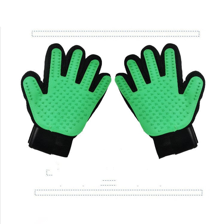 Deshedding Dog Hair Grooming Gloves