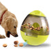 Egg Shaped Tumbler Treat Dispenser Dog Toy