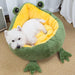 Frog Shaped Dog Bed