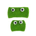 Frog woolen hat Cartoon Cross-Dressing Dog Cat Cross-Dressing Headgear Woolen Hat