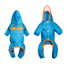 Full Body Reflective Dog Raincoat Jumpsuit