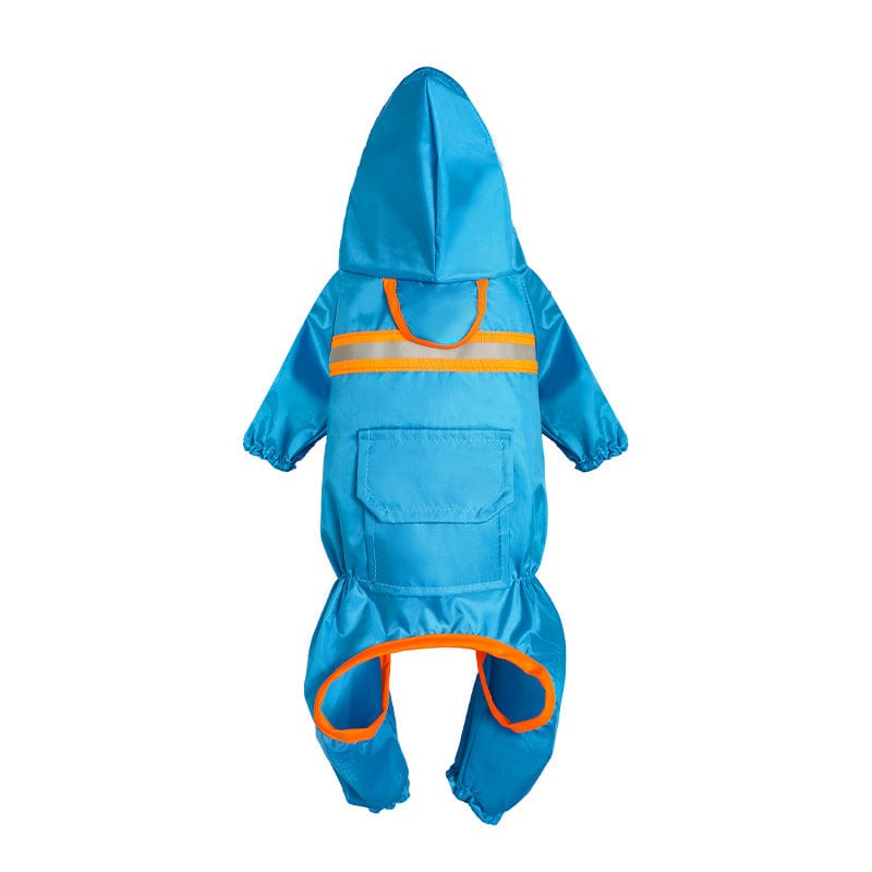 Full Body Reflective Dog Raincoat Jumpsuit