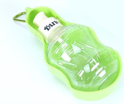 Green / 250ml Traveling dog hanging water bottle