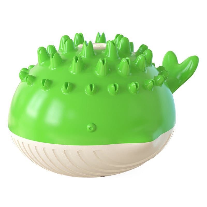 Green 4 Pets Supplies Factory Amazon Hot Summer Electric Water Floating Swimming Pet Bathing Water Spray Dog Toy