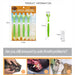 Green Pet Silicone Finger Toothbrush Dog Three-head Toothbrush