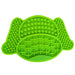 Green Silicone Dog Lick Pad Pet Slow Food Plate