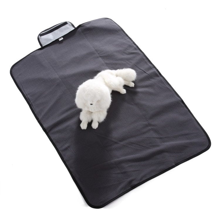 Grey / S Foldable Pet Mat Outdoor Waterproof Dog Mat