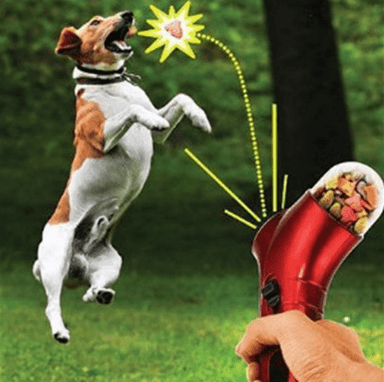 Handheld Dog Treat Launcher