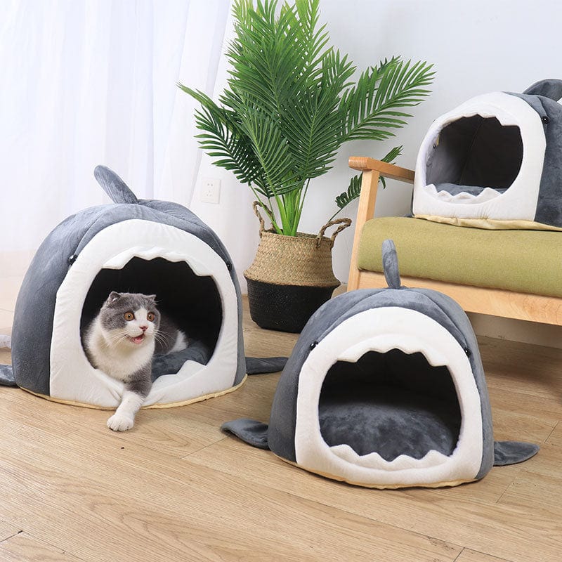 Indoor Shark Shaped Dog Bed