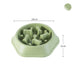 Light green Bone Pattern Slow Feeder Dog Bowl