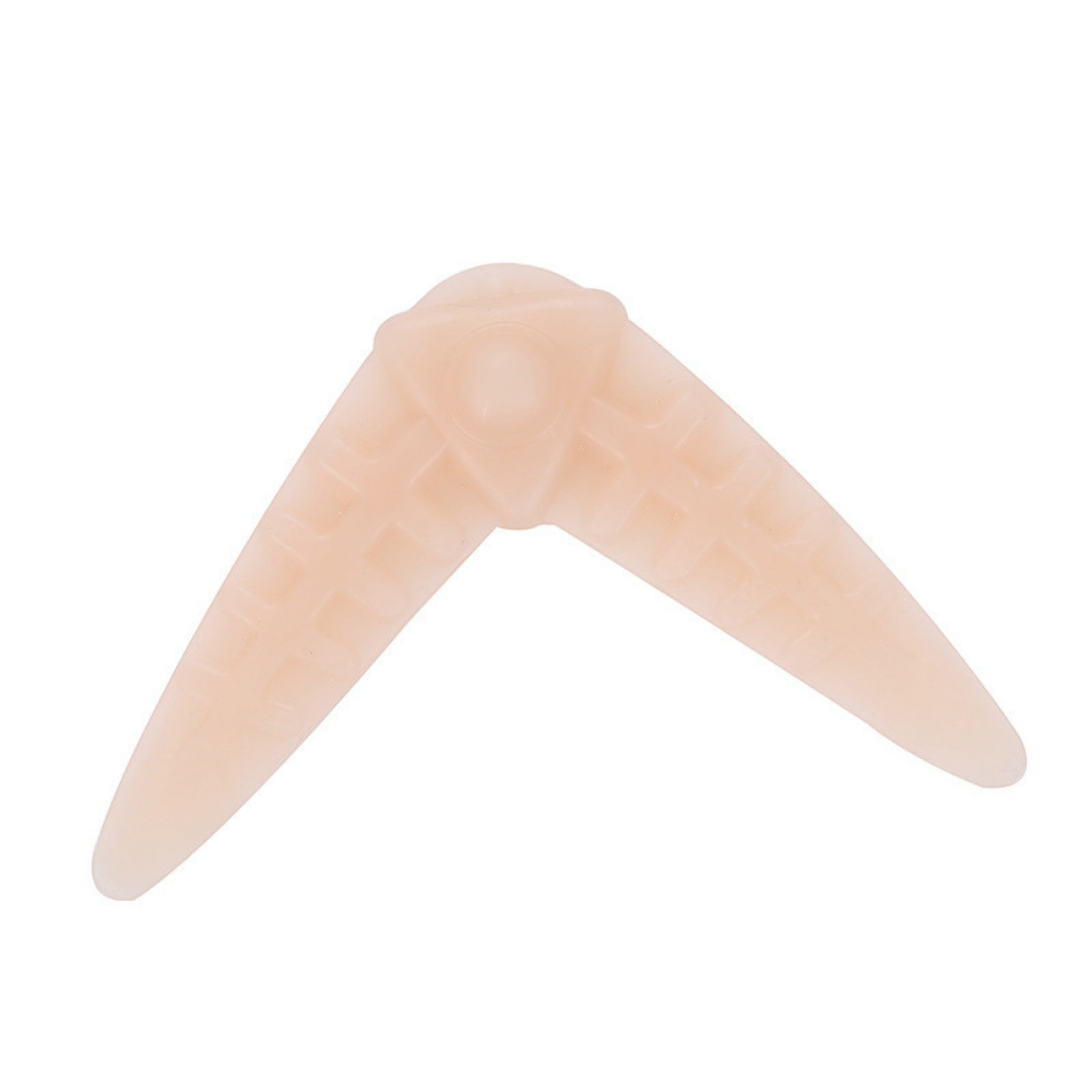 Light Pink Boomerang Shaped Dog Chew Toy