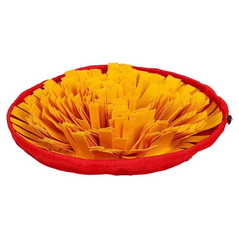 Orange Anti-choking Tibetan Food Training Pet Sniffing Mat