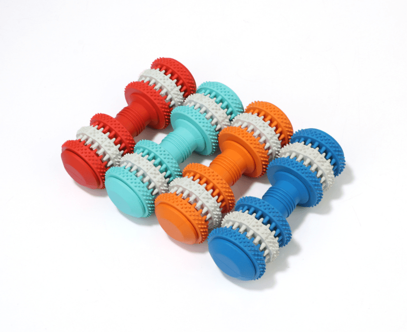 Orange / S Dog Leaky Dumbbell Molar Rod